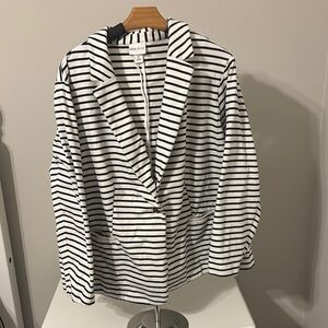 Striped Black and White Jacket